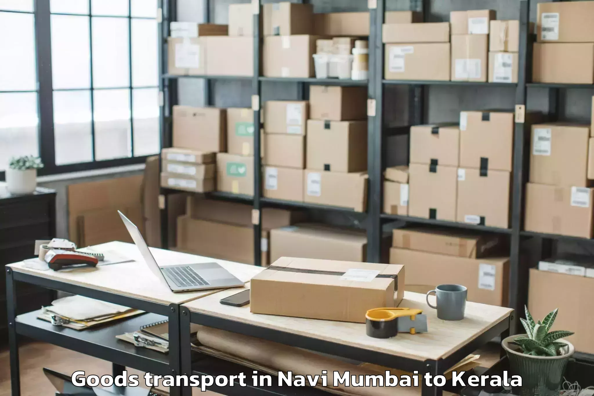 Trusted Navi Mumbai to Thangaloor Goods Transport